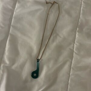 Lisa Says Gah glass initial necklace b